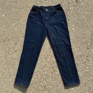 Vintage Bongo Women’s Mom Jeans 90s Y2K Size13 Denim Tapered Leg Hi Rise OG Slim